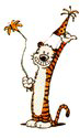 Otaku Gallery  / Calvin e Hobbes / hobbesparty.gif